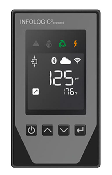 Ηλεκτρονικός πίνακας ελέγχου Infologic2 για αεροσυμπιεστές ALUP Sonetto - ΑΝΕΛΙΞΙΣ ΤΣΙΚΑΛΟΥΔΑΚΗΣ