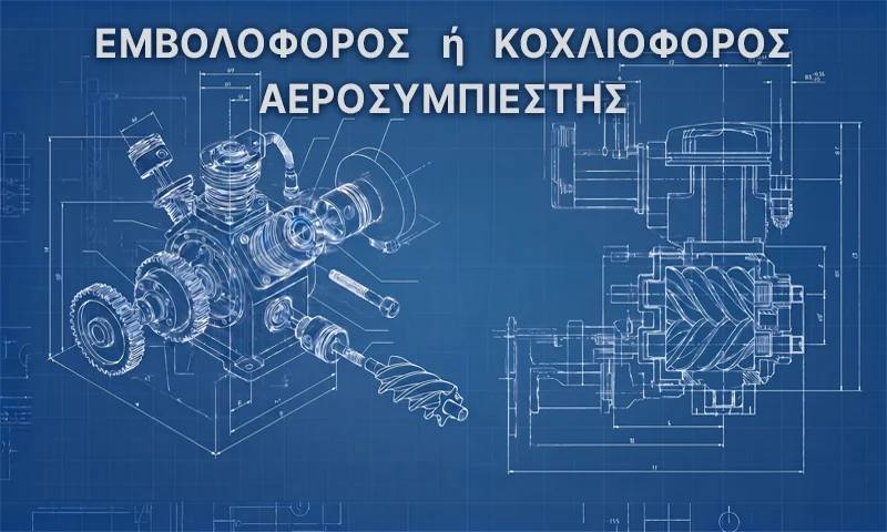 κοχλιοφόρος ή εμβολοφόρος αεροσυμπιεστής; Σύγκριση κοχλιοφόρου και εμβολοφόρου αεροσυμπιεστή, ΑΝΕΛΙΞΙΣ ΤΣΙΚΑΛΟΥΔΑΚΗΣ Μαγούλα Αττική