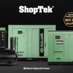 Βιομηχανικός κοχλιοφόρος αεροσυμπιεστής Sullair ShopTek για μέγιστη αξιοπιστία