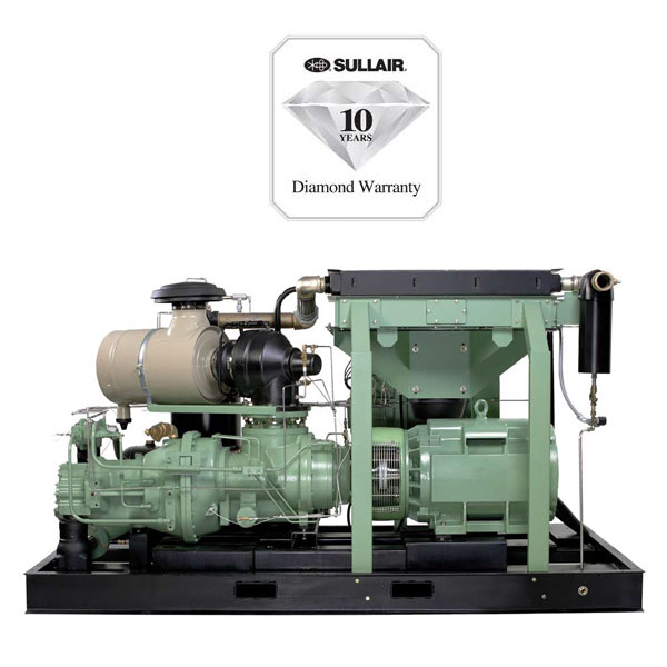 Μονάδα συμπίεσης δύο σταδίων Sullair για μέγιστη εξοικονόμηση ενέργειας